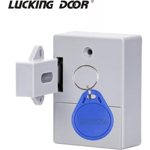 Intelligent 125KHZ EM RFID ID card cabinet lock invisible hidden lock electric drawer cabinet lock RFID key