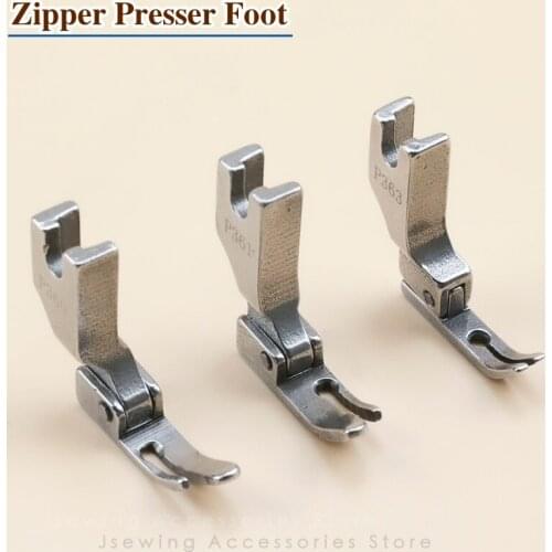 P360 P361 P363 Zipper Foot For Industrial 1-needle Lockstitch Sewing Machine JUKI BROTHER Steel Sewing Accessories Apparel Parts