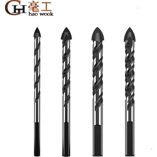 Multi Functio Triangular Drill Bits Hole Openers For Ceramic Glass Concrete Power Driver Adapter Drill Bit Kit Accessories Tools