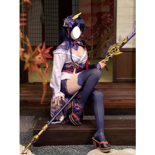 New Game Genshin Impact Shogun Raiden Baal Cosplay Costume Halloween