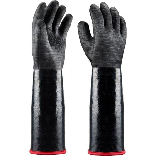 Inkbird One Piece BBQ Gloves High Temperature Resistance Oven Mitts 500 Degrees Fireproof Barbecue Heat Insulation Garden Gloves