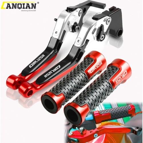 For HONDA CBR125R 2011 2012 2013 2014 2015 2016 2017 2018 2019 2020 Motorcycle CNC Brake Clutch Levers Handle Bar Grips CBR 125R