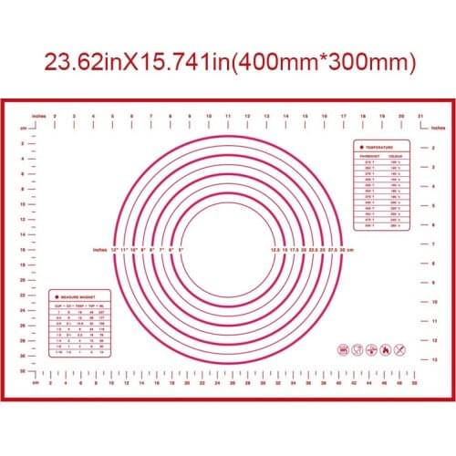 60*40CM Non Stick Silicone Baking Mat Sheet Kneading Rolling Dough Pad Mat Baking Bakeware Liners Pads Cooking Tools