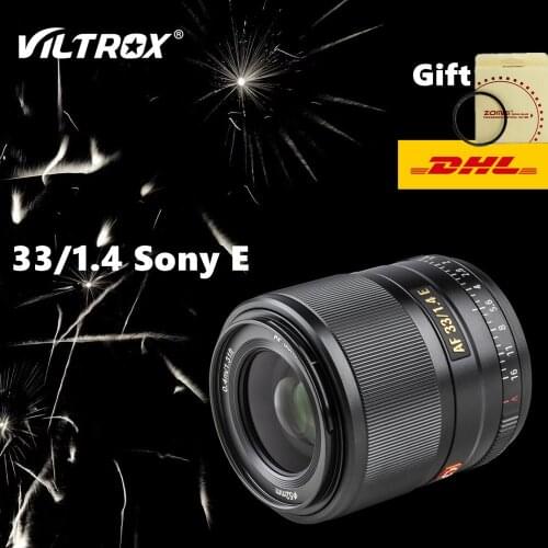 Viltrox 33mm F1.4 STM Autofocus APS-C Lens for Sony E-Mount Mirrorless Cameras A7M3 A9 A7RII A7C A7RIII A7RIV