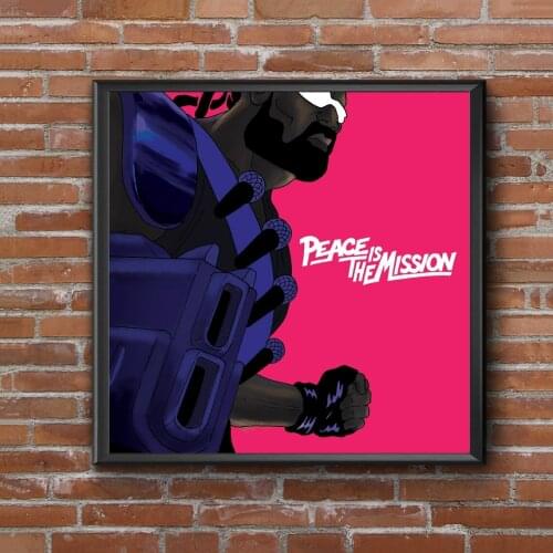 Major Lazer Print Peace Is The Mission Music Album Cover Poster Music Star Singer Canvas Print Art Wall Painting Home Decoration