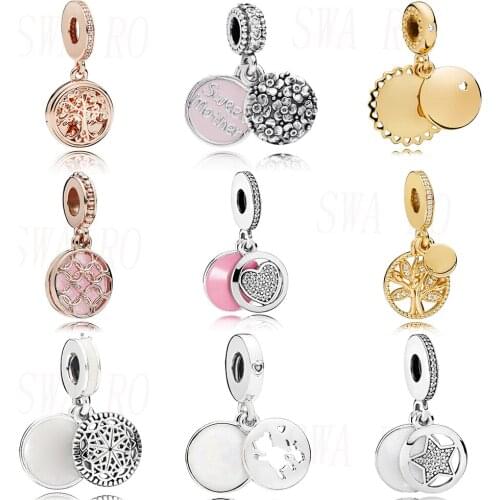 Exquisite Fashion S925 Shine Family Heritage, You Are My Sunshine, The Source Of Rose Gold Pendant Woman Jewelry Gift