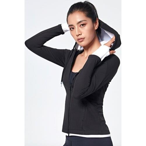 Running Jacket Women Sports Jacket Top With Mesh Back Workout Top Fitness Zipper Jacket Training Workout Sportswear WT14