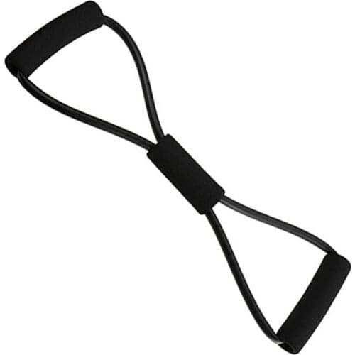 2020 Hot Yoga Gum Fitness Resistance 8 Word Chest Expander Rope Workout Muscle Fitness Rubber Elastic Bands For Sports Exercise