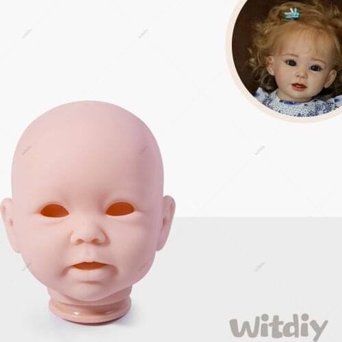 Witdiy Bonnie 50CM Reborn baby doll kit Unpainted reborn kit Lifelike kit Reborn doll kit blank parts