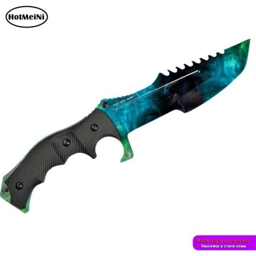 HotMeiNi 13cm Car Decal for CS GO Karambit Knife Auto Car Stickers Laptop Suitable for Any Flat and Smooth Clean Surface Decor