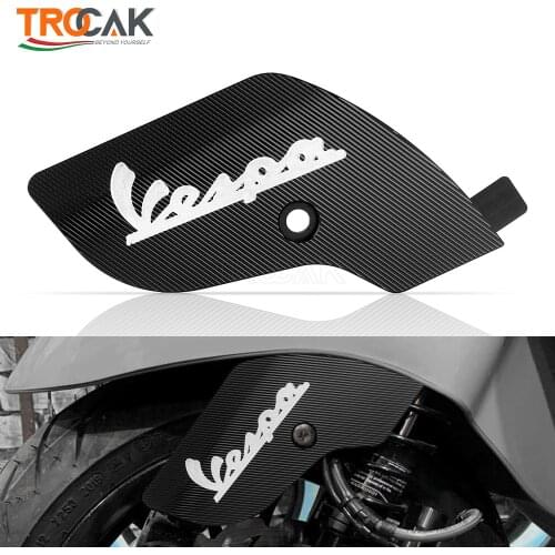 NEW Motorcycle CNC Front Fender Nose Rocker Arm Wheel Side Cover Protector For Vespa Sprint Primavera LX S GTS GTV 150