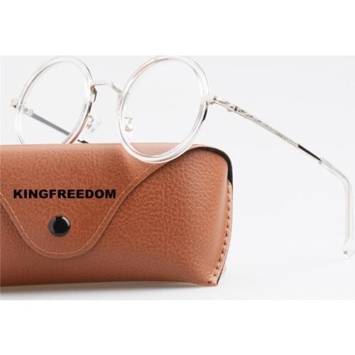 Vintage 48mm Round Full Rim Reading Glasses +50 +75 +100 +125 +150 +175 +200 +225 +250 +275 +300 +325 +350 +375 +400 +425 +450