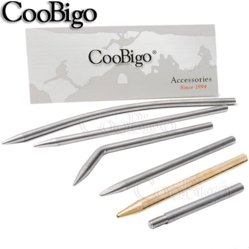 Paracord Weaving Needle Screw Thread Shaft Tip Fid Lace Stitching Surface Steel Bracelet Easy Crochet Tools DIY Accessories 1pcs