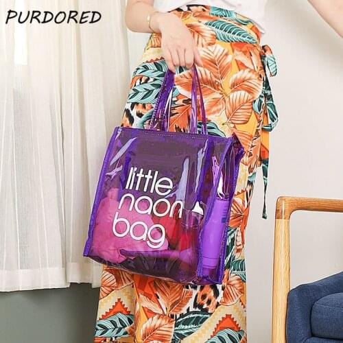 PURDORED Women's Transparent Bags
