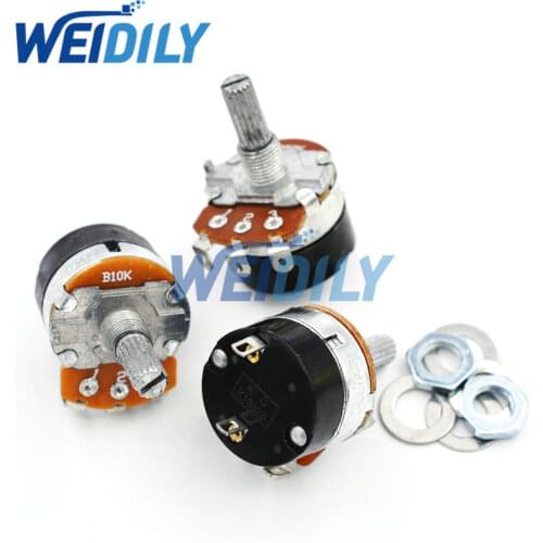 5PCS WH138-1 B10K Adjustable Resistance Speed Regulator With Switch Potentiometer WH138 10K