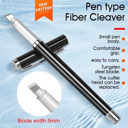 COMPTYCO Fiber Cutting Pen Diagonal Tungsten Fiber Cleaver Pen Optical Fiber Cleaver Pen Type Cutter Cleaving Tool Blade durable