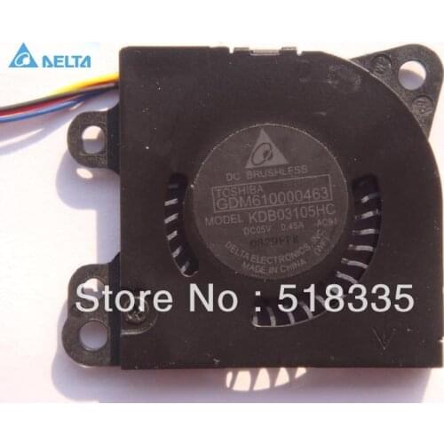 For delta KDB03105HC 3CM 3*3*0.5CM 30*30*5MM 3005 small blower 5V 0.45A cooling fan