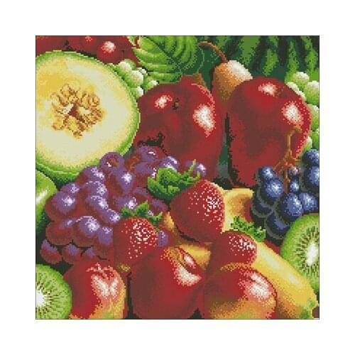 Magazine-Flowers Needlework,For Embroidery,DIY 14CT Unprinted Arts Cross stitch kits Set Cross-Stitching Home Decor