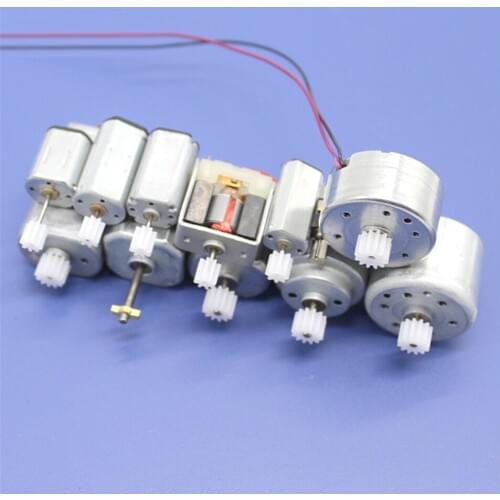 12pcs/lot motor gear bag DIY model accessories technology small production material micro DC motorN30/N40/020/130/140 motors