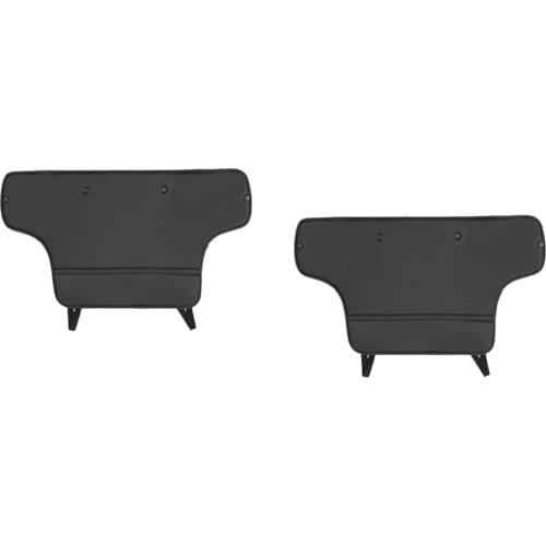 2pcs Seat Back Kick Mat Anti-Kick Back Seat Protector Pad, Protection Mats for Tesla Model 3 / Y 2019-2021, Black Waterproof