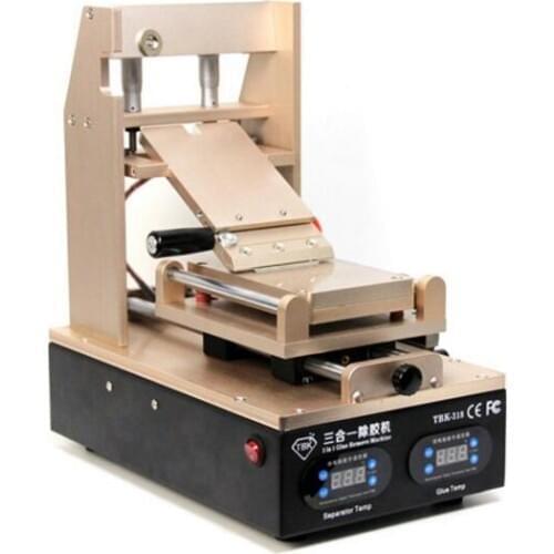 2 in 1 TBK-318 LCD UV Glue Remover Touch Screen Panel LOCA Glue Remove Machine for samsung iphone Screen Separation