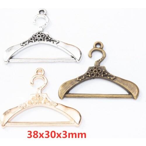 20 pieces of retro metal zinc alloy hanger pendant DIY handmade jewelry necklace making 8342