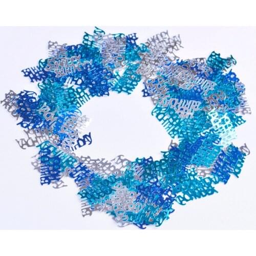 800pcs Girls Boys Happy Birthday Confetti Glitz Table Confetti Party Decorations