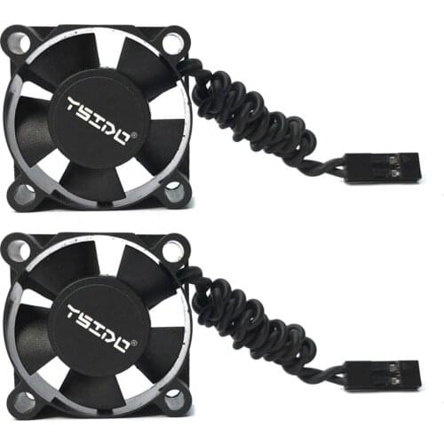 2 Pcs YSIDO Car Model Accessories 3010 Brushless Motor Cooling Fan 8.4V 22000RPM Aluminum Fan With Cooling Motor