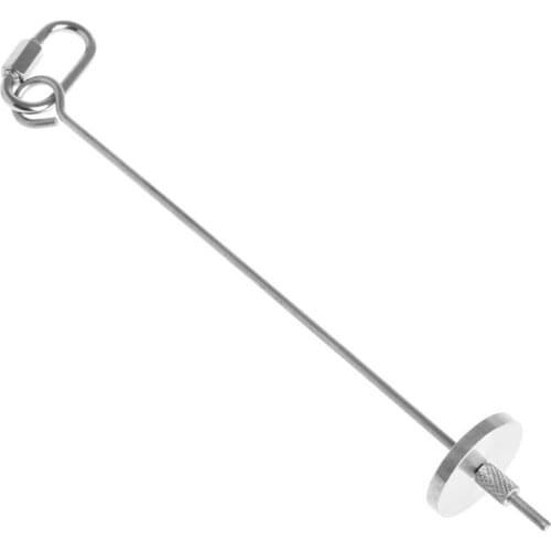 Stainless Steel Bird Parrot Cage Skewer Food Meat Stick Harpoon Fruit Stand Toy Bird with Fruit Plug