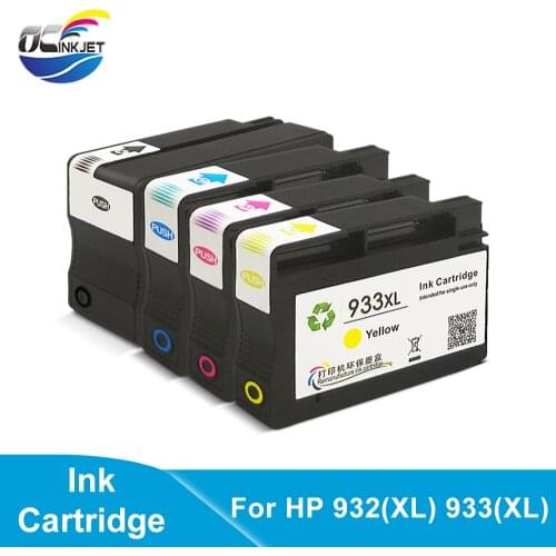 Third Party Compatible For HP 932 933 932XL 933XL Ink Cartridge For HP Officejet 7110 6100 6600 7510 7512 7612 7610 7612 Printer