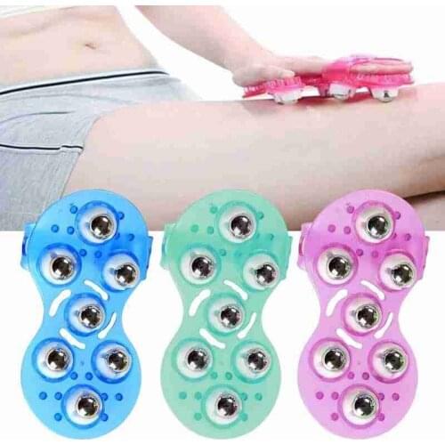 Seven Beads Massager Body Anti-cellulite Muscle Pain Relief Relax Massage Roller Ball Glove For Neck Leg Buttocks Face Lift Care
