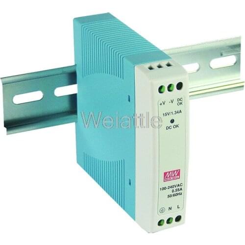 MEAN WELL original MDR-10-5 5V 2A meanwell MDR-10 5V 10W Single Output Industrial DIN Rail Power Supply