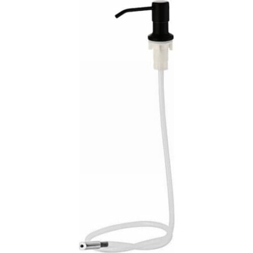 Stainless Steel Liquid Soap Dispenser Extension Tube Kit Kitchen Soap Dispenser Pump Connect to Soap Bottle With Check Valve