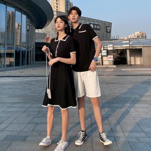 2021 sweethearts outfit new style women dress men T-shirt couples clothes couples clothing