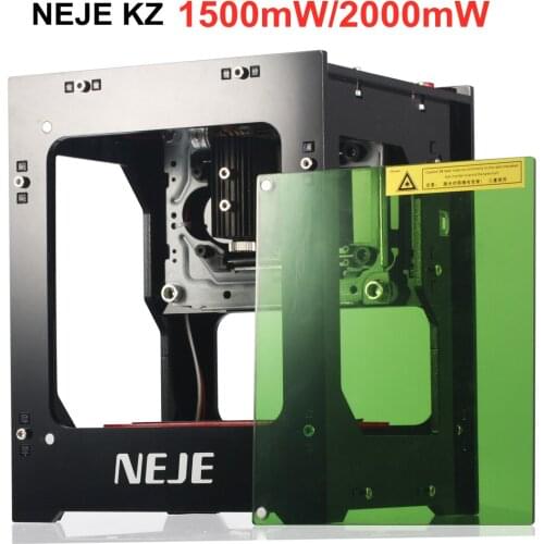 NEJE Hot Selling KZ1500mW Professional Mini Desktop Laser Engraver Machine Wood Router DIY Laser Printer