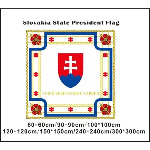 KAFNIK,Custom Slovakia State President 1939 Flag 60*60cm/100*100cm/150*150cm/300*300cm square Slovakia flag for home decoration