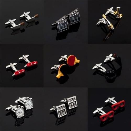 Luxury shirt Christmas day gift pattern cufflink for mens Brand cuff buttons hotsale cuff links High Quality abotoaduras Jewelry