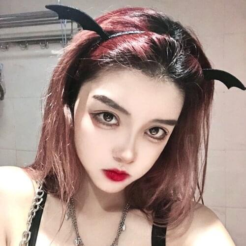 Handmade Kawaii Devil Cat Bear Hairpin Headband Hairball Sexy Cosplay Accessories Hair Hoops Lady Lovely Kitten Headdress