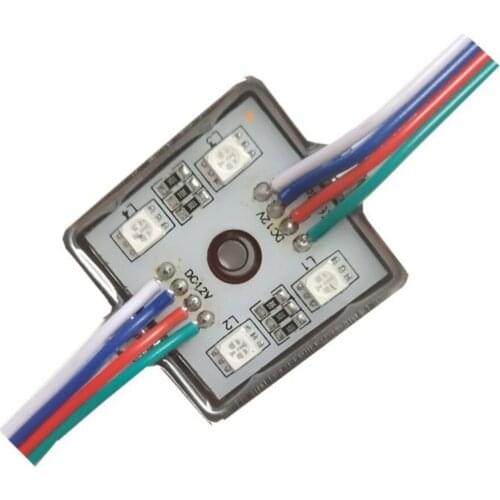 Led Module Lighting RGB Back Light 4pcs of 5050SMD Lighting Square Can Be Controlled The Change Of The Color 50pcs/lot
