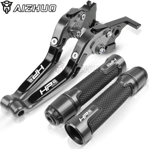 Motorcycle Clutch Brake Levers & Grips Handle Grips End Set For BMW HP 2 HP2 EnduRo 2005 2006 2007 2008