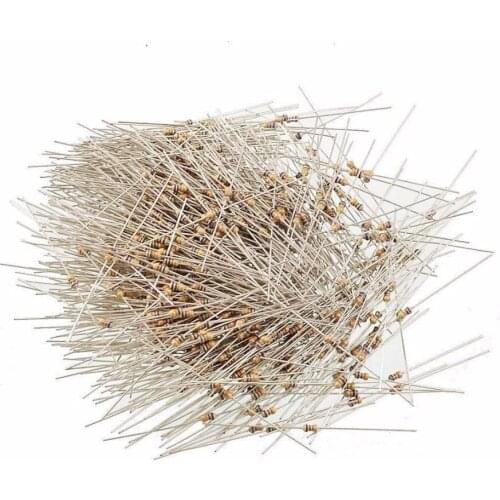 100 x Resistors 2.2 Ohms OHM 1/4W 5% Carbon Film - NEW