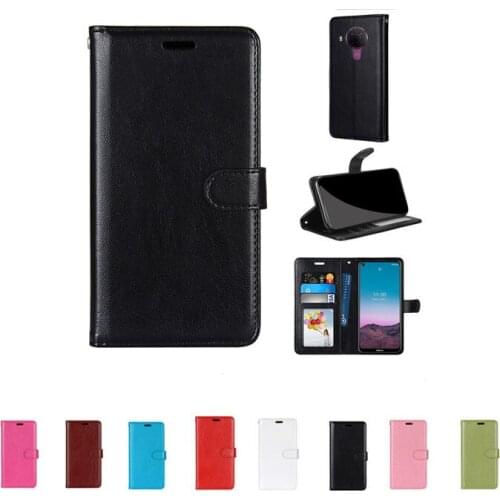 100pcs/Lot Wallet PU Leather Phone Case For Nokia 1.4 5.4 2.4 3.4 C2 7.2 6.2 5.3 C1 2020 4.2 2.3 2.3 2.2 Card Slots Photo Frame