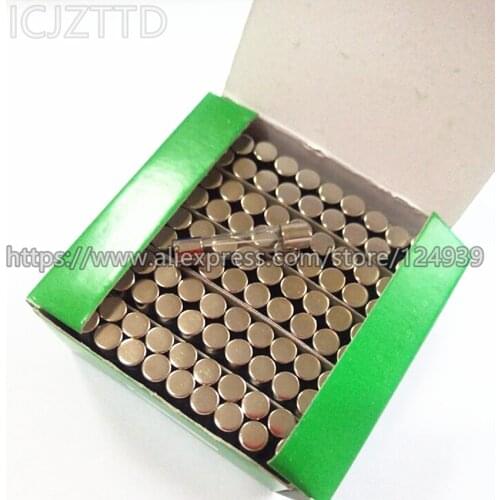 100pcs/box 250V 6X30 1.5A 3.15A 6.3A F1.5A F3.15A F6.3A CCC NEW Original 6MM*30MM 6X30mm Fast Blow Glass Fuses Insurance Tube