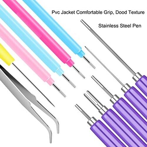 11pcs Quilling Paper Pen DIY Handmade Tools Slotted Paper Tool Craft Paper Tool For Making Three-dimensiona Quilling Paper