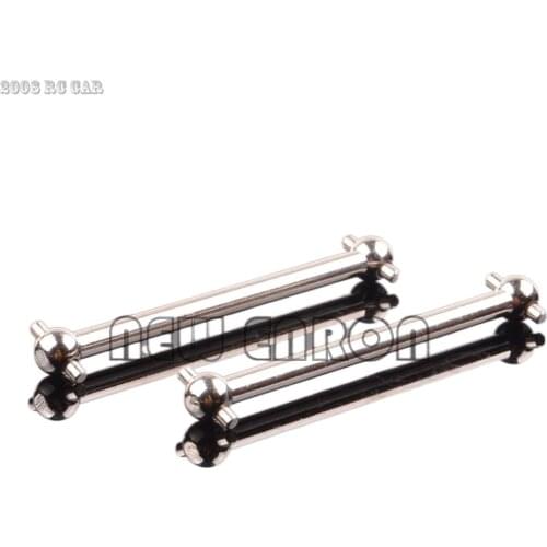 2Pcs 107874 Metalen Aandrijfas 61Mm Dogbone Voor Rc Model Auto Hpi WR8 3.0 Flux ken Block Upgrade Onderdelen Nieuwe Enron1:10