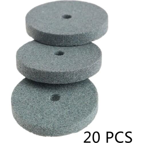 20pcs Dremel Accessory Mini Grinding Wheel Polishing Pad Dremel Mounted Stone Abrasive Tools For Bench Grinder Rotary Tool 20MM