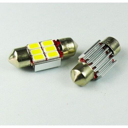 4Pcs C3W 31mm SV8,5 car bulbs 5630 SMD LED CAN BUS OBC ERROR FREE INTERIOR bulbs for HONDA