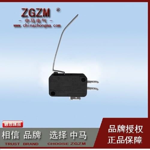 HWEXPRESS 50PCS Switch ZW7-8 Copper Point 5A Tripod Long Bent Handle One Open One Close