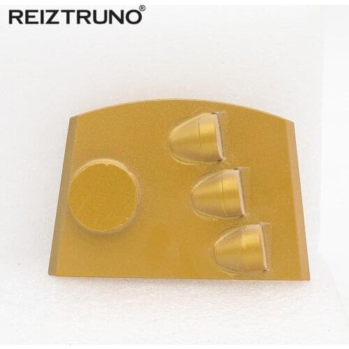 REIZTRUNO one metal segment and pcd diamond floor polishing pads grinding discs for Concrete floor Epoxy Removal,Lavina lock