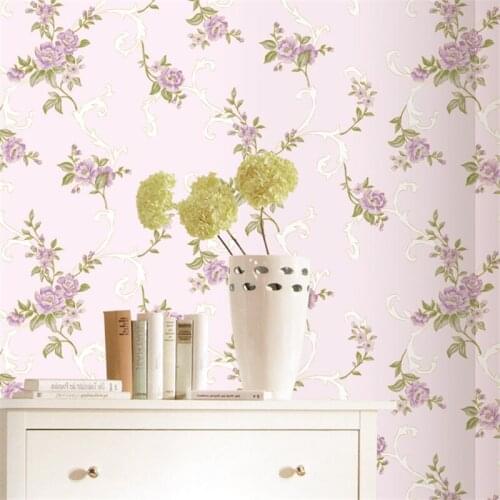 Beibehang Pastoral flowers series non - woven wallpaper environmental non - woven non - woven non - woven wallpaper wall paper